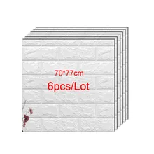 Самоклеющиеся обои, 3D настенные панели, кирпичные наклейки для гостиной, спальни, детской комнаты, кирпичные обои, домашний декор