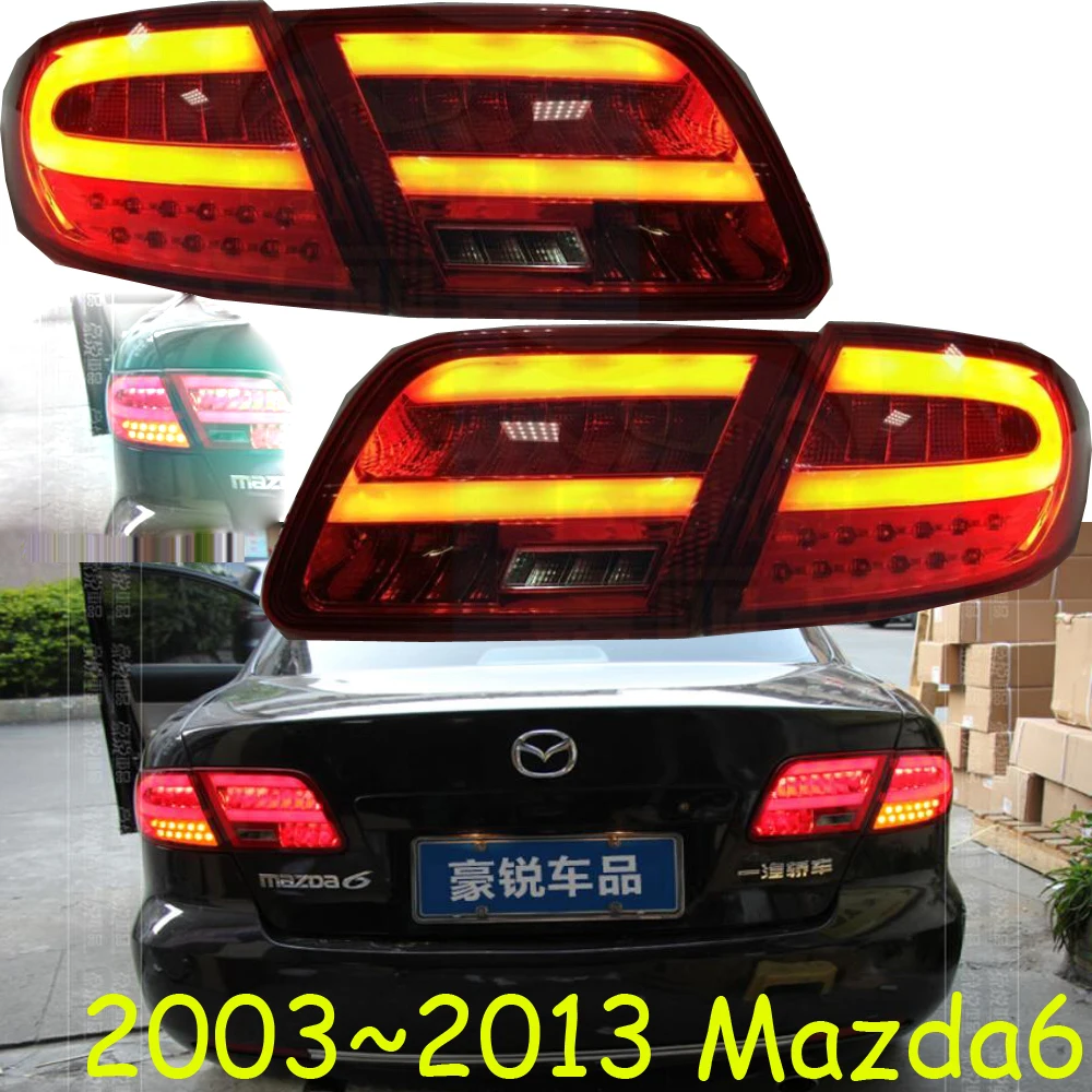 

100set !!! bumper lamp For Mazda 6 Tail Lights fit for sedan car 2003~2012 Mazda6 Tail Light Orignal Design LED Rear Lamp