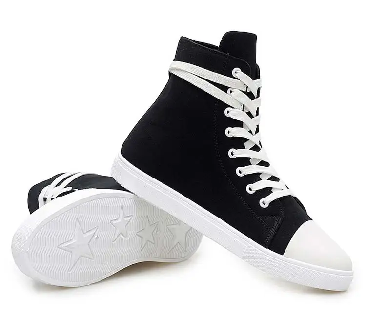 رياضية الرجال عالية أعلى حذاء قماش 2019 الربيع أحذية رياضية مان الأبيض سكيت حذاء الذكور الأحذية رجالي أحذية عارضة البريدي