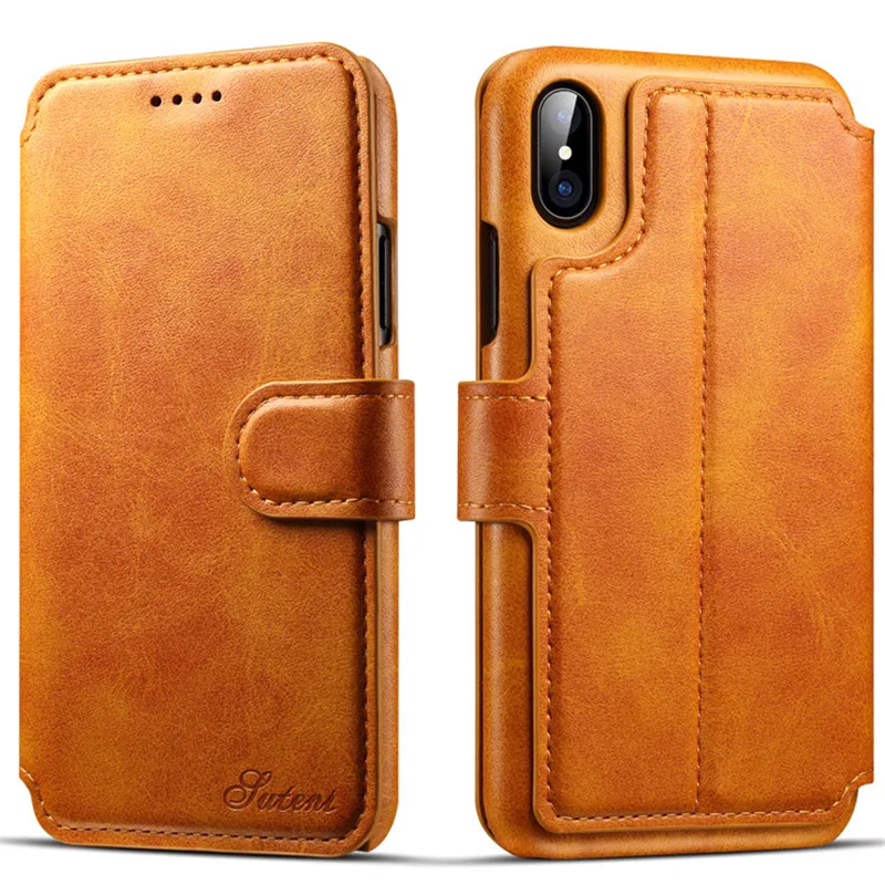 

New IPHONE X Case Apple 8 Plus Phone Case IPhone 7 Flip Card Wallet Protector