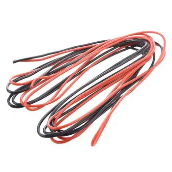 

IMC hot 2x 3M 16 Gauge AWG Silicone Rubber Wire Cable Red Black Flexible