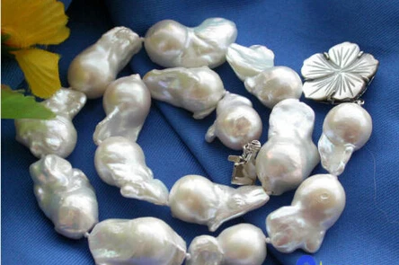 

song voge gem nanJ0604 WHITE KESHI REBORN PEARL NECKLACE