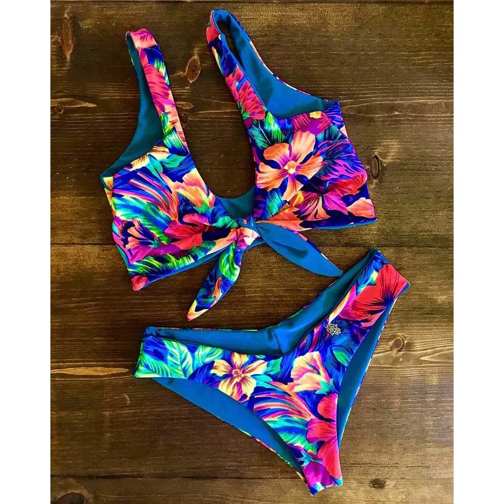 2019 Sexy High Neck Bikini Swimwear Women Swimsuit Push Up Bathing Suits Beach Wear Brazilian Bikini Set Maillot de bain femme