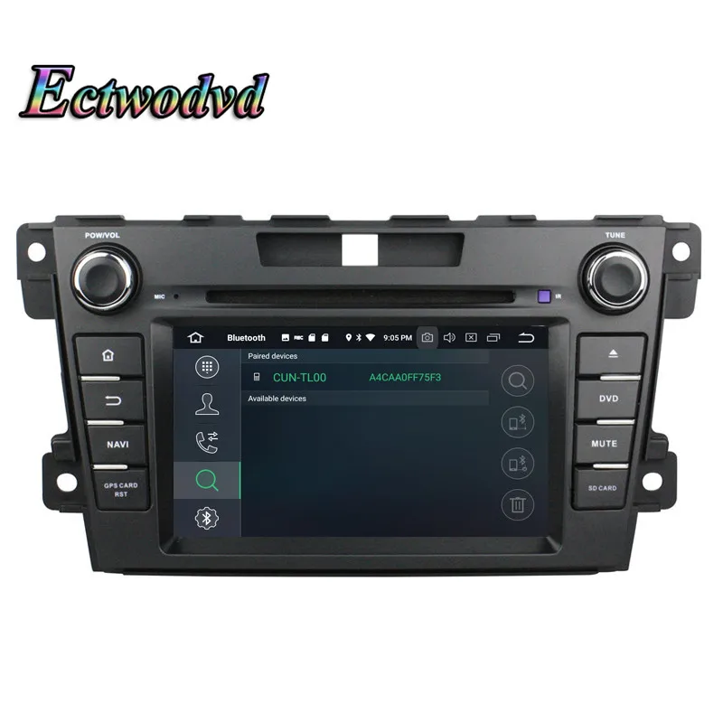 Perfect Ectwodvd Octa Core 4G RAM 64G ROM Android 9.0 Car Multimedia DVD Player GPS HeadUnit For Mazda CX-7 2012 2013 10
