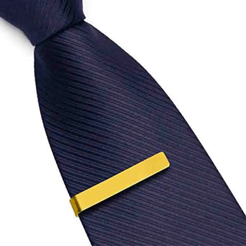 Mdiger Галстуки Зажим контакты Нарядные Костюмы для свадьбы Для Мужчин's Нержавеющая сталь рубашки Зажимы для галстука узкие стеклянный зажим галстук Pin - Окраска металла: Gold