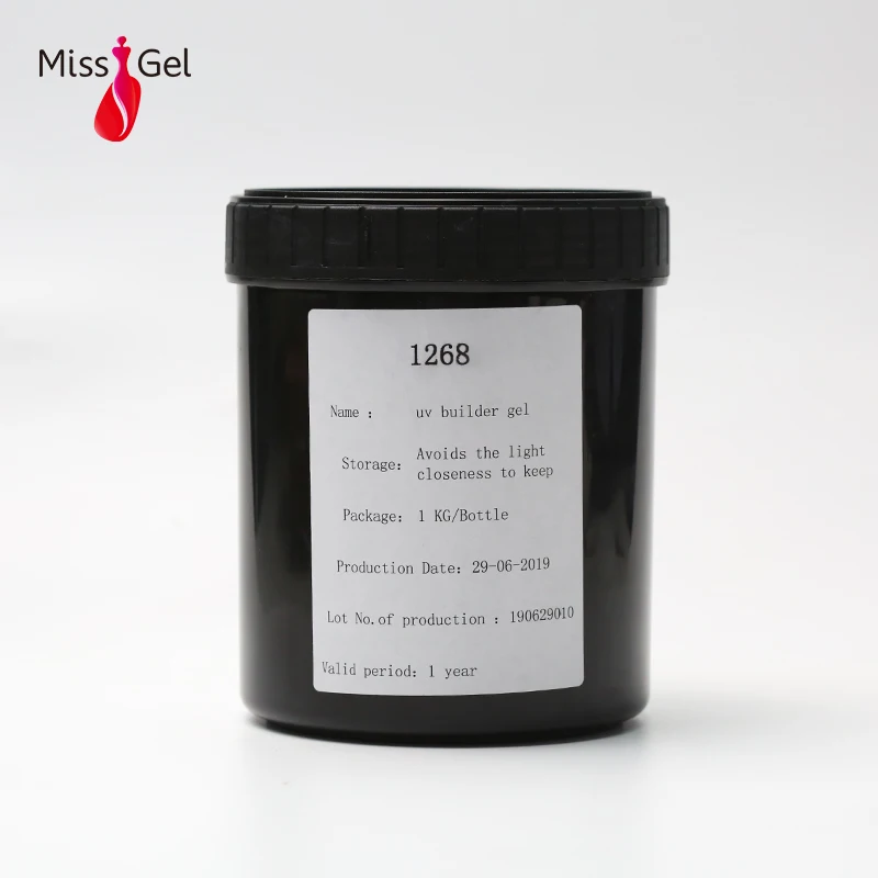 Высокое качество 1000 г missgel гель uv clear builder гель|builder gel|clear gelgel |