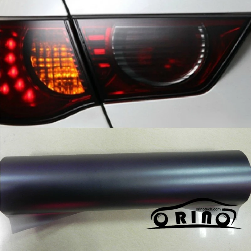 Matte Black Headlight Film-1