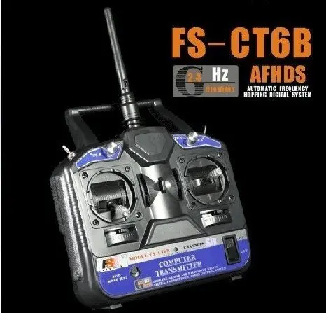 FlySky FS-CT6B FS CT6B 2 4G 6CH система Радио (TX + RX FS-R6B) RC передатчик | Электроника
