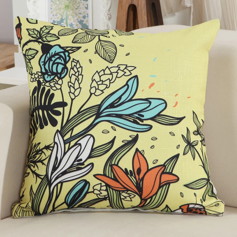 18*18 بوصة وسادة الغطاء النباتي طباعة الفاخرة جودة فندق المنزل مكتب أريكة الديكورات سيارة كرسي المقعد الخلفي وسادة حالة عيد الميلاد المخدة 18*18 بوصة وسادة الغطاء النباتي طباعة الفاخرة جودة فندق المنزل مكتب أريكة الديكورات سيارة كرسي المقعد الخلفي وسادة حالة عيد الميلاد المخدة