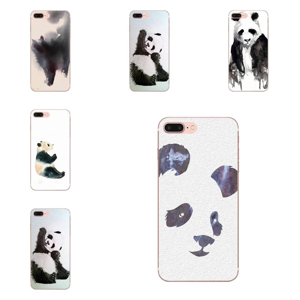 المائية الباندا ل ابل اي فون 4 4 S 5 5c 5 S Se 6 6 S 7 8 زائد X Xs ماكس Xr لينة واقي Tpu Half Wrapped Cases Aliexpress