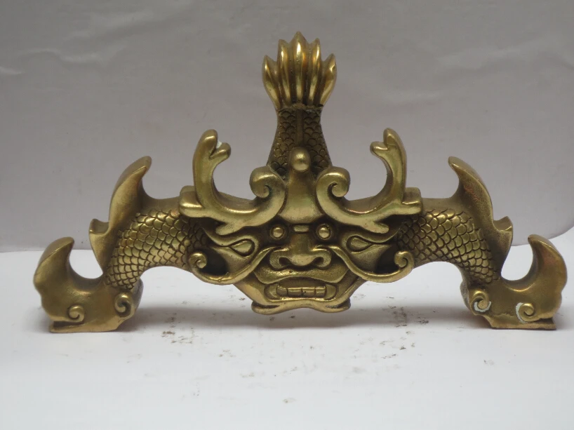 

Metal crafts Chinese brass Carved old style Pen Holders, Home Decoration Metal Writing brush penholder fast shipping