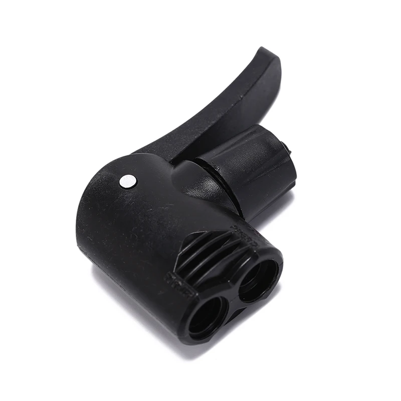 Bicycle Pump Nozzle Hose Adapter Accessory Dual Head Parts Service Converter New