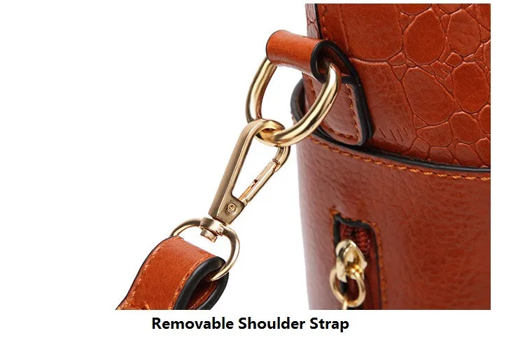 MJ Women Shoulder Bag Female Large PU Leather Women Handbag Crocodile Patterned Leather Tote Big Crossbody Handbag Messenger Bag (23)