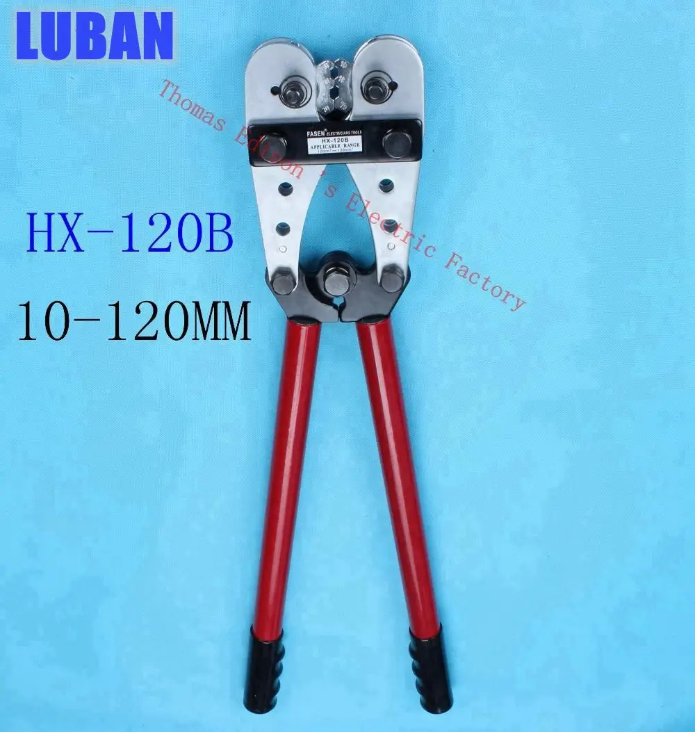 HX 120B CRIMPING TOOL 10 120 mm2 CRIMPING PILER crimping tools big sizein Pliers from Tools on