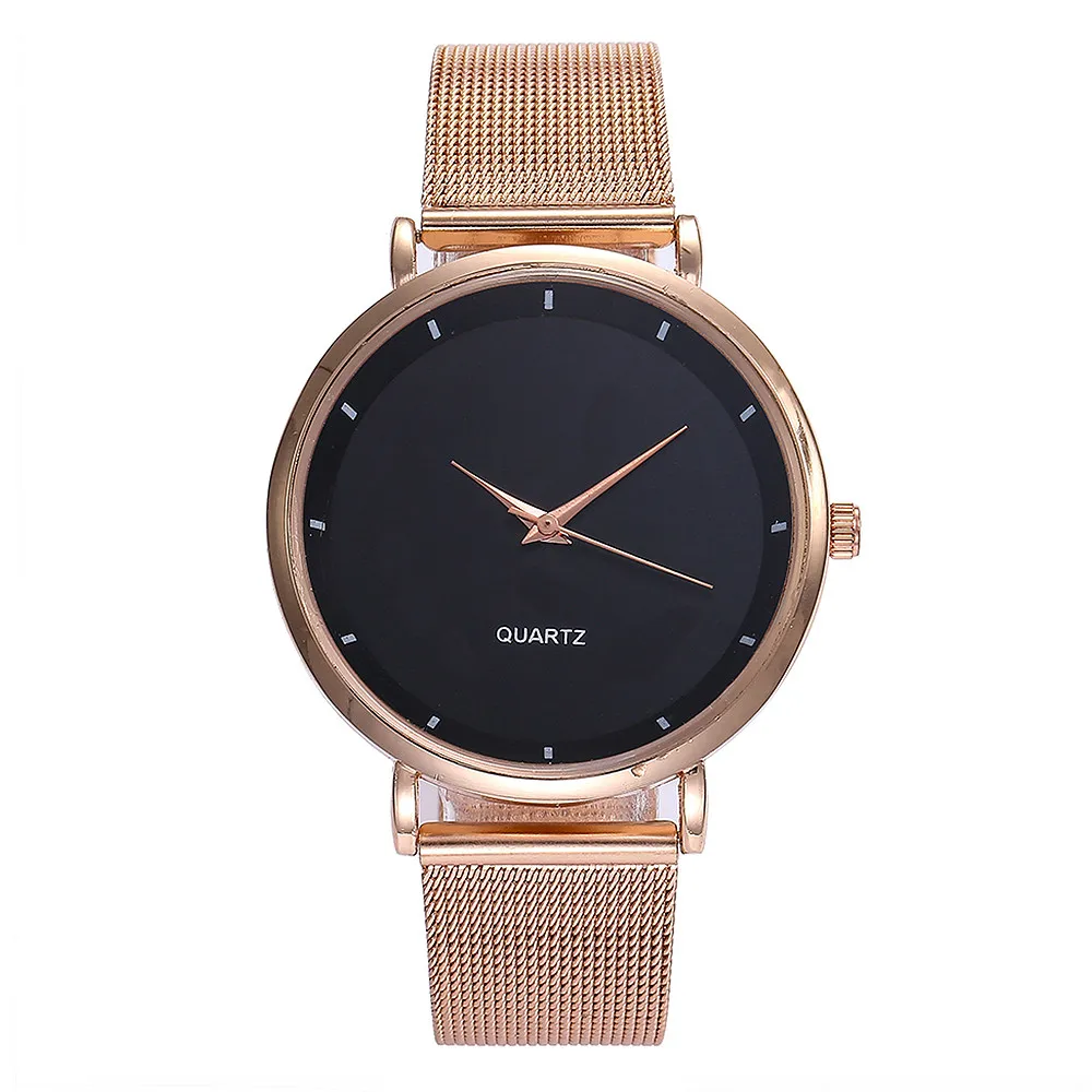 Vansvar Лидер продаж Мода Повседневное красочный циферблат кварцевые из тонкой сетки женские наручные часы цвета розового золота наручные часы из сплава 30Q