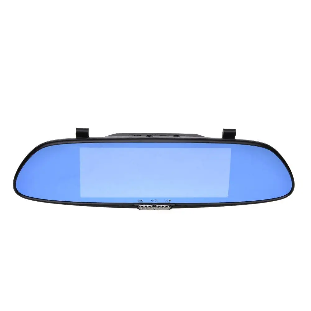 

V37 7 inch Car Rear Mirror Recorder Dash Cam 1080P HD Blue Screen Anti-Dazzling Blue Mirror