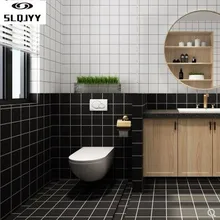 Утолщенные самоклеящиеся обои для ванной комнаты, водонепроницаемые износостойкие наклейки, наклейки на туалетный пол, наклейки на стену, плитку