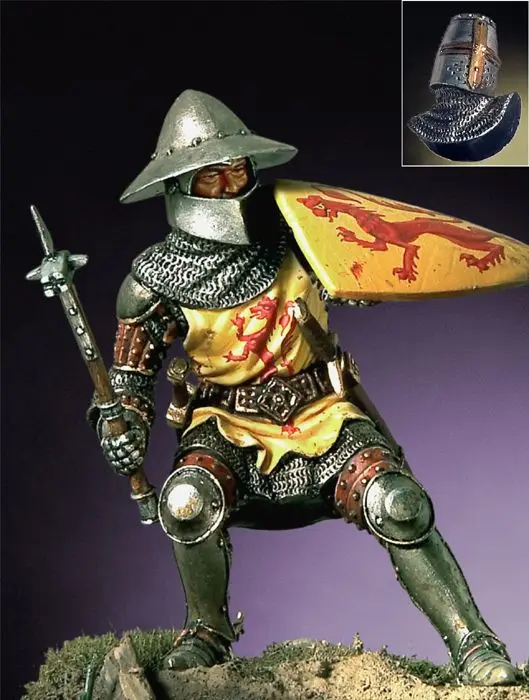 Немецкий Рыцарь 1350 1370 54 мм|knight| |