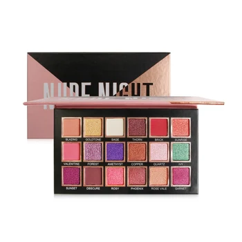 

18 Colors Professional Eyeshadow Palette Waterproof Smudge-proof Easy To Color Matte Shimmer Eyeshadow Powder
