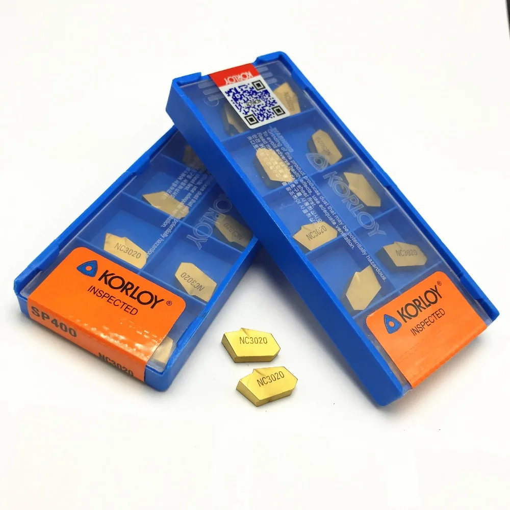 

SP200 SP300 SP400 PC9030/NC3020/NC3030 korloy grooving carbide inserts CNC lathe cutter turning tool