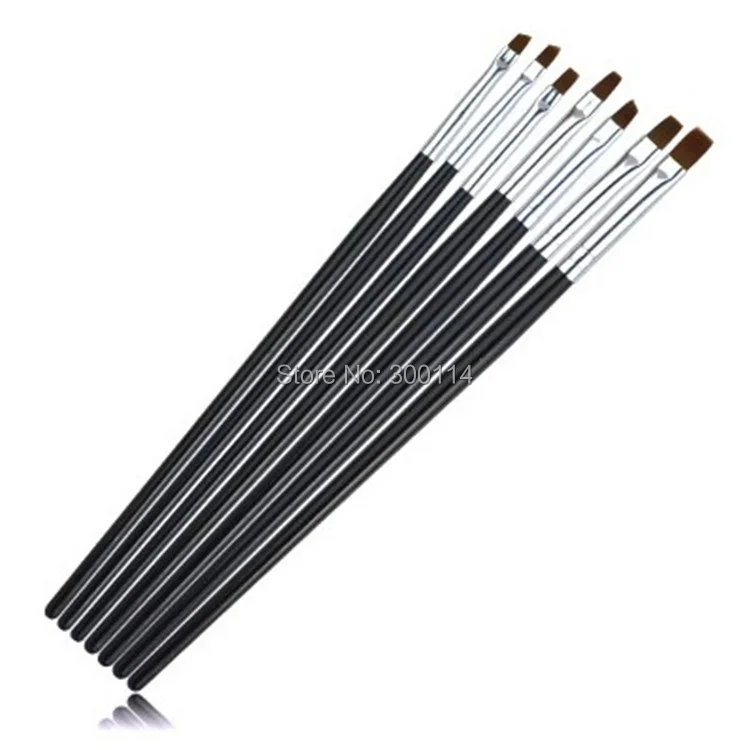 Grupo para Gel Atacado Professional Tamanhos Preto Unha Art Brush uv Builder Beleza Brushes Define 100 Jogos - Lote Frete Grátis 7 4 beleza Brushes define 100 jogos lote frete grátis