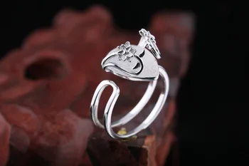 

925 Sterling Silver Women Engagement Wedding Ring 12x16mm Pear Cabochon Semi Mount Elegant Jewelry Setting White Gold Color