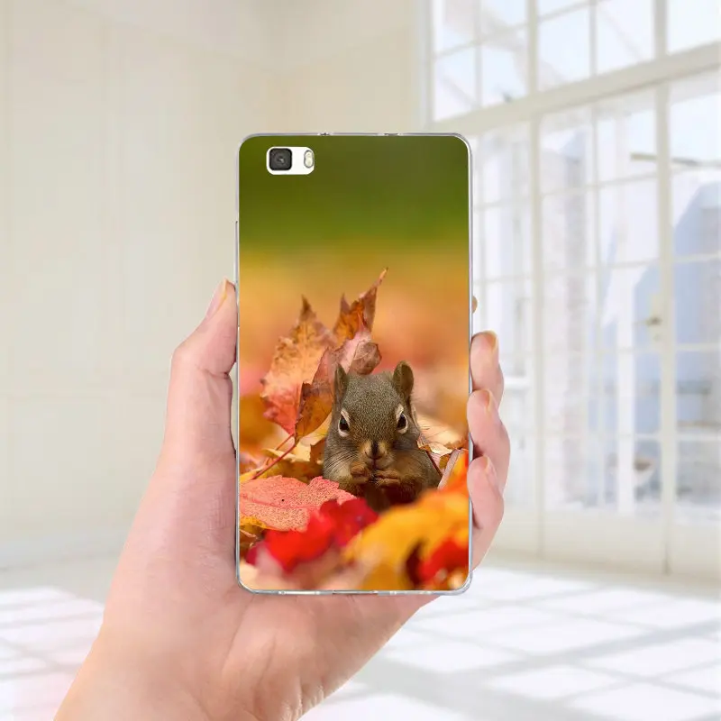 For Huawei P8 P9 P10 P20 P30 Honor 6X 7X 7 9 Mate 10 Pro Lite P Smart Silicone Soft TPU Mobile Phone Case Lovely Animal Squirrel For Huawei P8 P9 P10 P20 P30 Honor 6X 7X 7 9 Mate 10 Pro Lite P Smart Silicone Soft TPU Mobile Phone Case Lovely Animal Squirrel