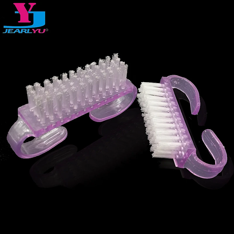 

50x Brush For Acrylic UV Gel Nail Art Dust Clean Brush Manicure Pedicure Tool Handle Scrubbing Tool File Dust Sequins Remover