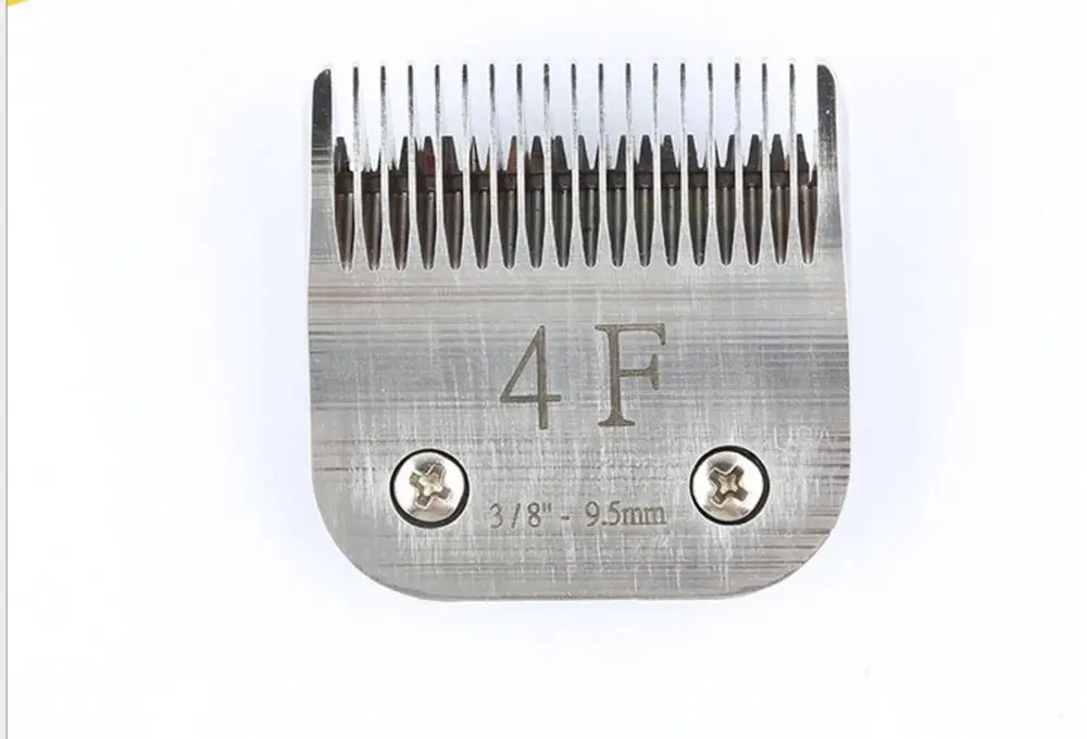 Профессиональная машинка для стрижки животных A5 blade 7FC 10#40#15 3F 4F 5F 7F 30#15# подходит для большинства Andis и Oster кусачки для ухода за домашними животными Замена - Цвет: 4F