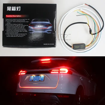 

Car-styling DRL LEDs Daytime Running Light Strip Trunk Light with Side Turn Signals Rear lights Car Braking Light For BMW