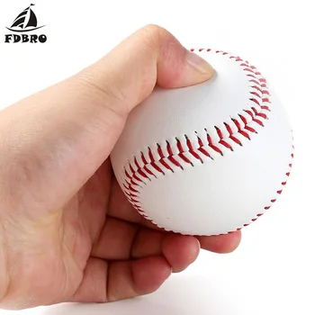 

FDBRO 2019 New 9 " Handmade Baseballs PVC Upper Rubber Inner Soft Baseball Balls Softball Ball Training Exercise Baseball Balls