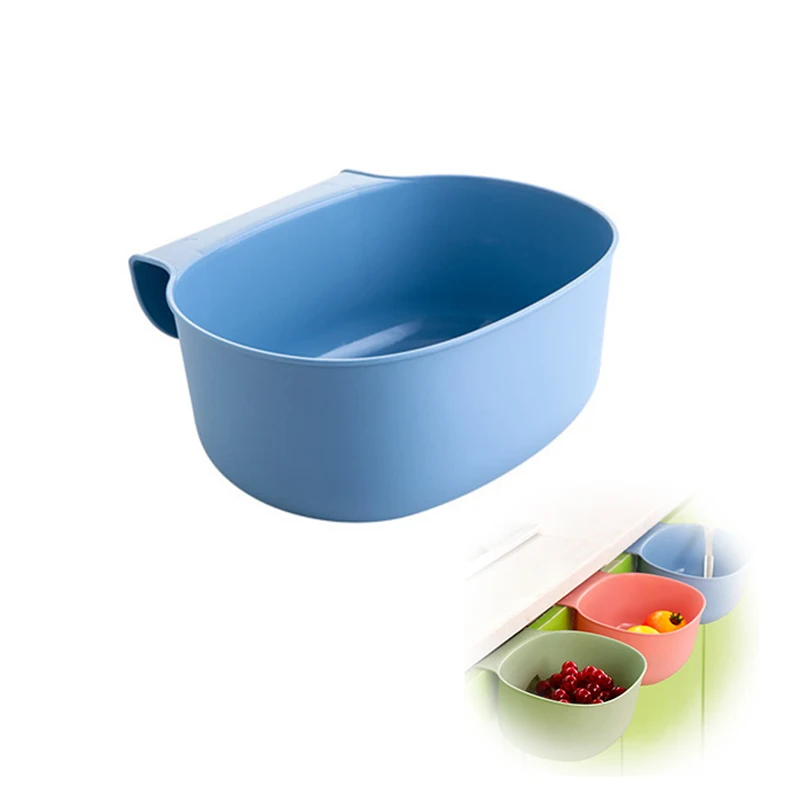 Kitchen Cabinets Door Hanging Large Trash Cans Household Unclad Plastic Storage Box Garbage Basket Of Make Home Kitchen Tools