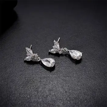 

Simple Japanese And Korean Style Necklace Earrings Set Wedding Bridal Party Jewelry Set Dress Up Necklace Earrings Set