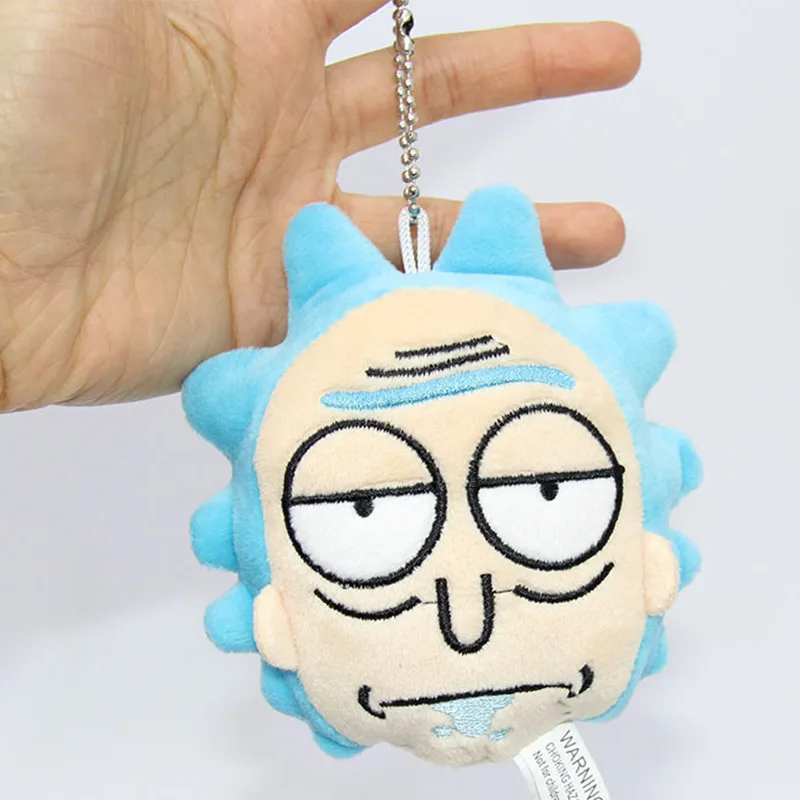 Miaoowa 2 Styles 10CM New Rick And Morty Plush Keychain Toys Stuffed Cartoon Sanchez Doll Pendant Decoration Toys Gift for Girls Miaoowa 2 Styles 10CM New Rick And Morty Plush Keychain Toys Stuffed Cartoon Sanchez Doll Pendant Decoration Toys Gift for Girls