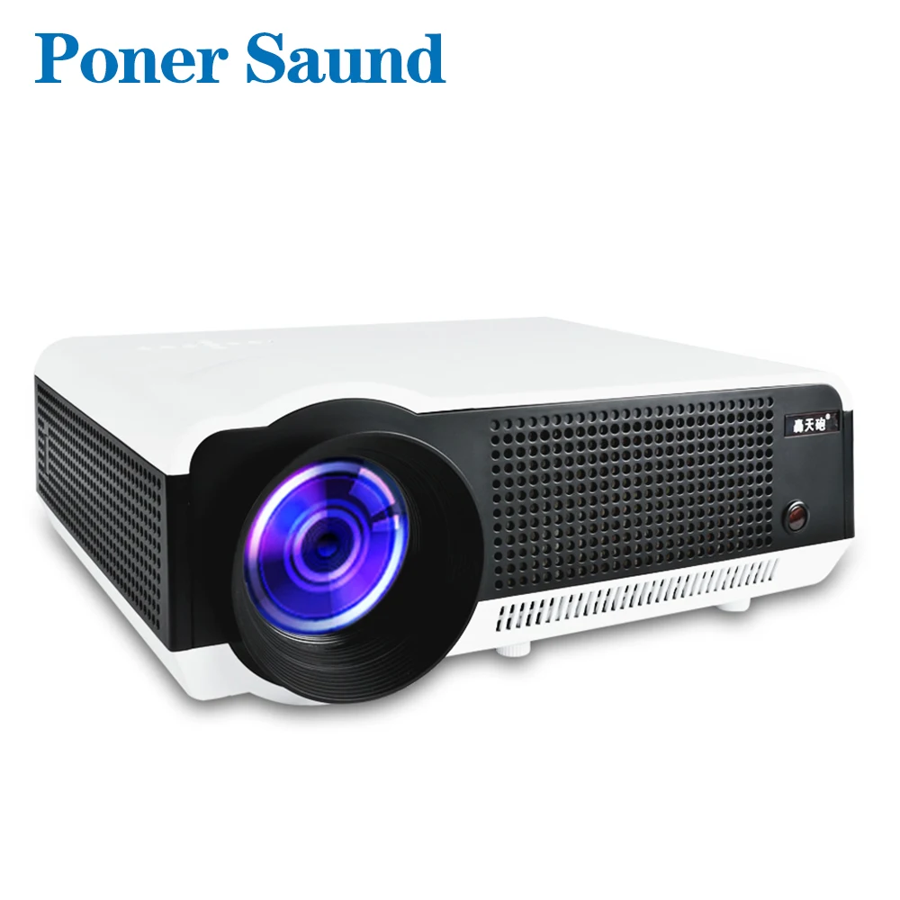 Poner Saund LED 86W Proyector for Business Optional Android Version Bluetooth WIFI 3D Home Theater HDMI 1080P USB LED Projector