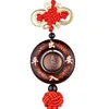 Kayme sandal wood car interior hanging ornament amulet for safe auto pendant car charms for rear view mirror decoration ► Photo 2/6