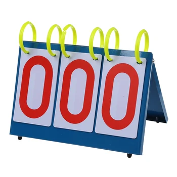 

Multi-Purpose Sports Three Digit Flip Scoreboard for Knowledge Contest.