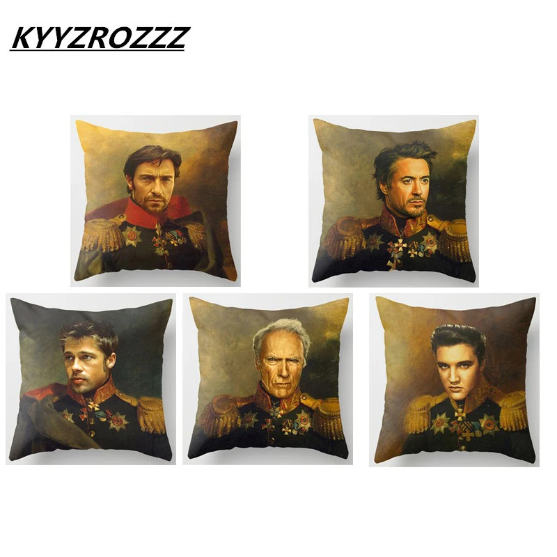 Знаменитостей Replaceface Картины накидки на подушки с изображением Дэвида Боуи в