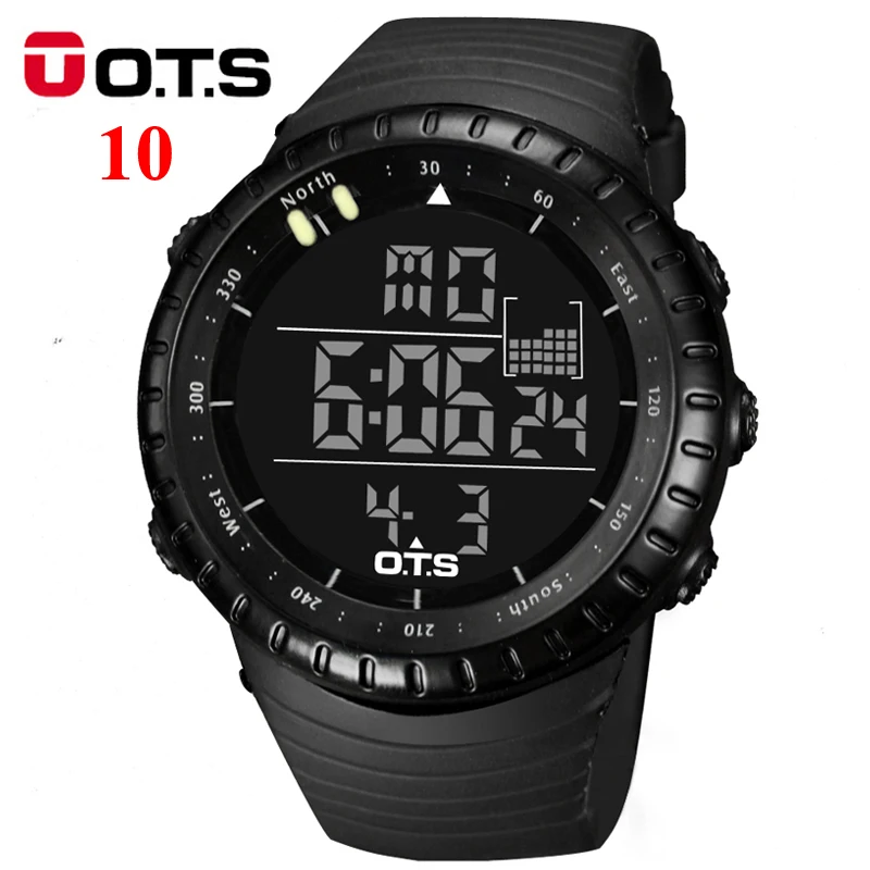 Prix pour OTS Hommes de Montre LED Sport Numérique Montre Horloge 50 M Étanche Hommes Top Marque De Luxe Heures Montres Militaires Relogio Masculino Prix pour OTS Hommes de Montre LED Sport Numérique Montre Horloge 50 M Étanche Hommes Top Marque De Luxe Heures Montres Militaires Relogio Masculino