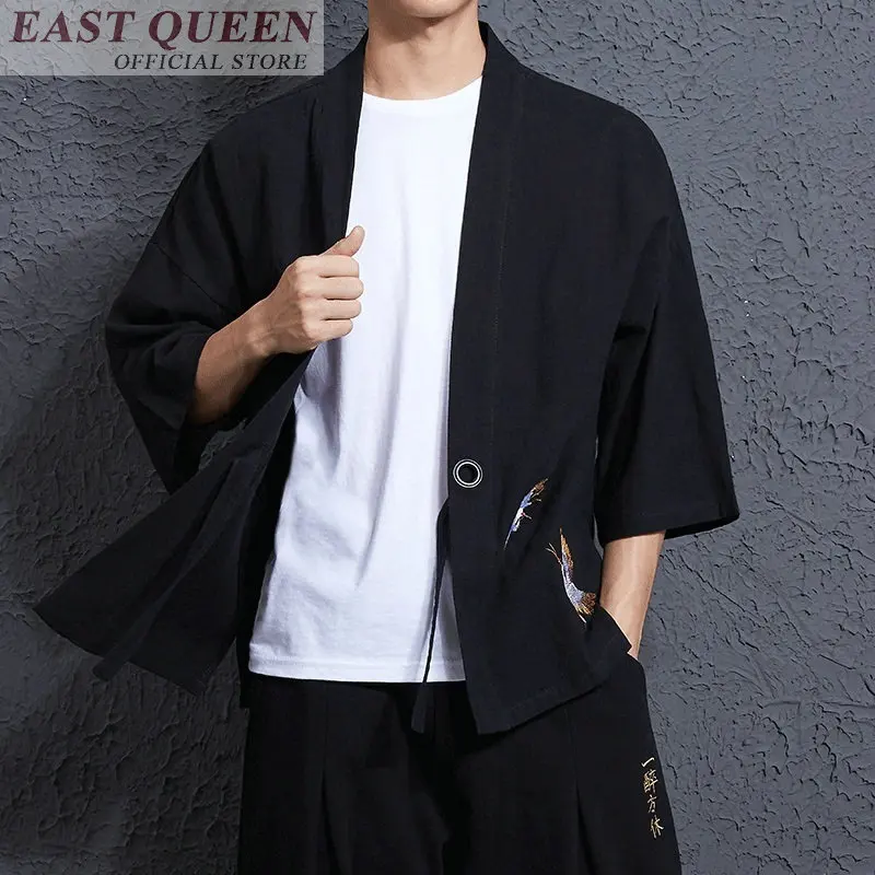 Кимоно кардиган мужской японский obi yukata Япония кимоно мужская японская мода haori