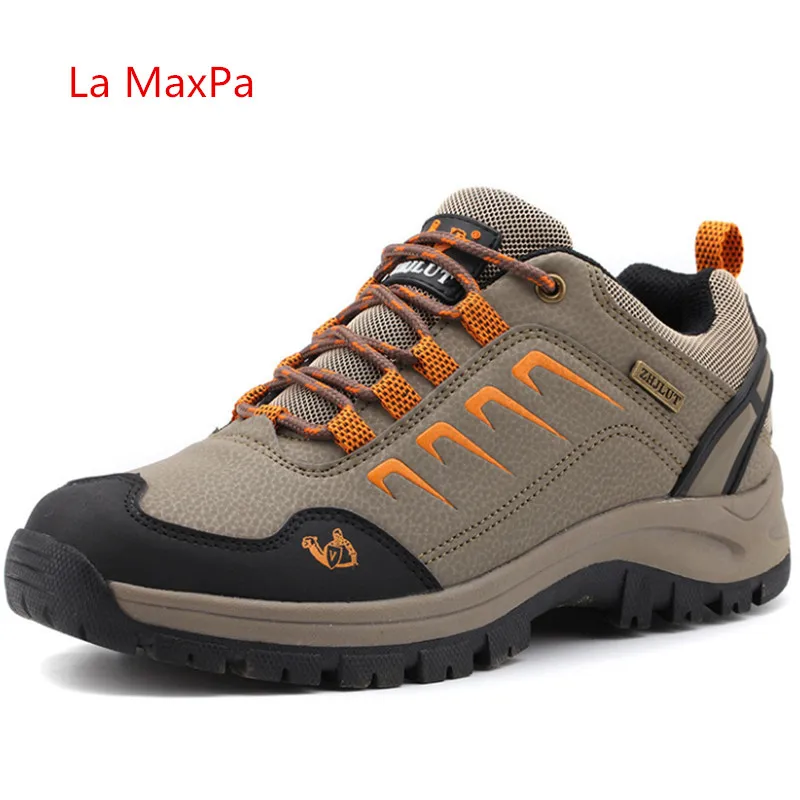 

2018 NEW Unisex Hiking Shoes Wearable Men's Outdoor Rubber shoes Woman Trekking Shoes man Mountain Climbing Sneakers Anti-skid