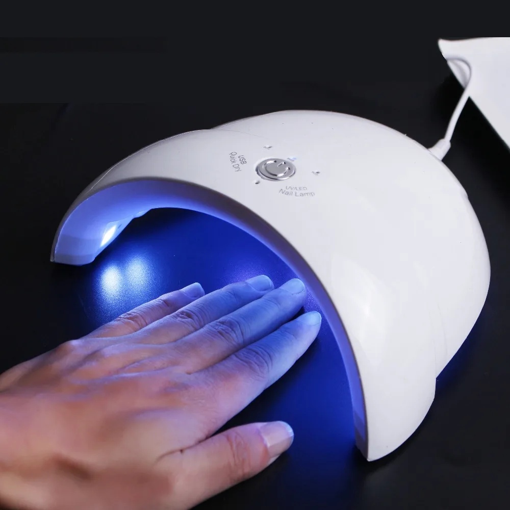 

SUNone mini 18W LED Nail Dryer - White Light Nail Lamp Fast Drying For Fingernail & Toenail Gel Polish Curing Manicure Nail Tool