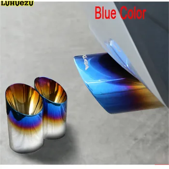 

Luhuezu Stainless Steel Tail Exhaust Muffler Tip Pipe For Ford Escape Kuga Car Styling Accessories 2013 2014 2015 2016 2017