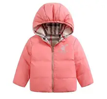 Free shipping! new models unisex 2016. childrens hooded down jacket in different coloring for boys and girls