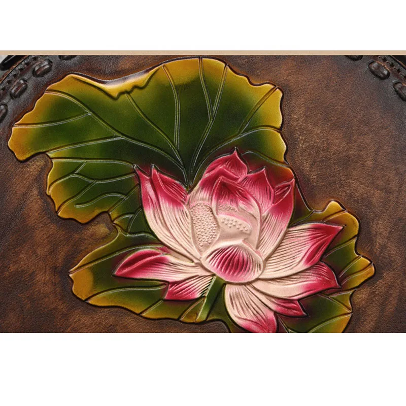 AETOO Vintage bag tree high leather handmade ladies handbags first layer cowhide handmade rub color casual handbags shoulder