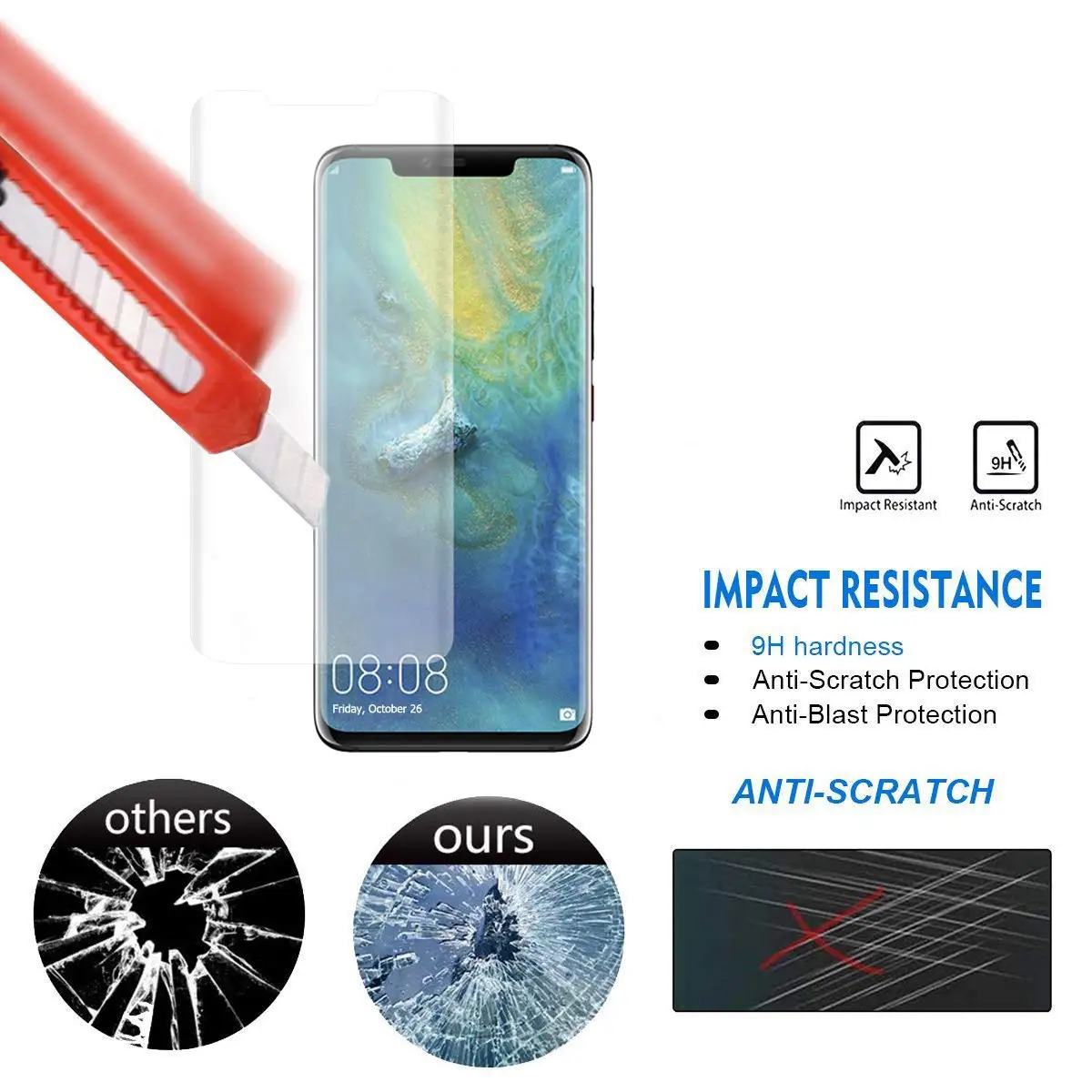 Закаленное стекло для Lenovo A5 K320t S5 (K520) Z5 A5S PRO A Plus (A1010) K5 K5S K9 PLAY Взрывозащитная пленка