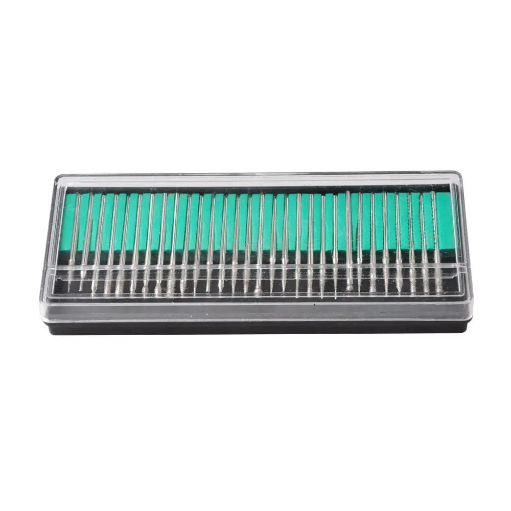 

Diamond Coated Rotary Drills Burrs Set File Drill Bits Manicure Pedicure Tool