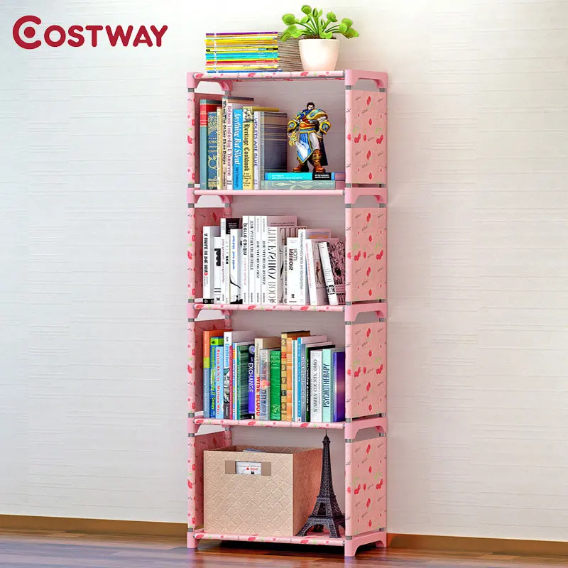 COSTWAY Bookshelf Storage Shelve for books Children book rack Bookcase for home furniture Boekenkast Librero estanteria kitaplik COSTWAY Bookshelf Storage Shelve for books Children book rack Bookcase for home furniture Boekenkast Librero estanteria kitaplik