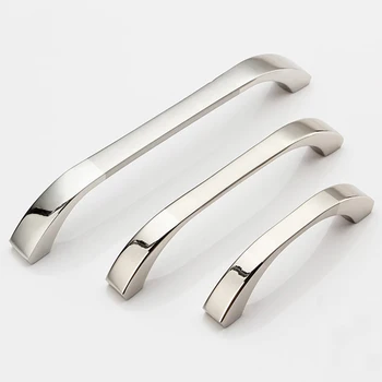 

Hole Pitch 64mm 96mm 128mm 160mm Zinc Alloy handle drawer handle furniture handle cabinet handle glossy side HM54