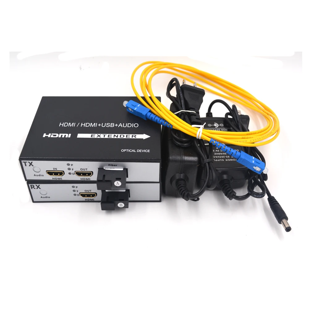 Высококачественный HDMI удлинитель сигнал по оптоволоконному кабелю до 20 км